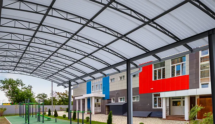 تركيب مظلات مدارس بالرياض 2025 – من مؤسسة المنار