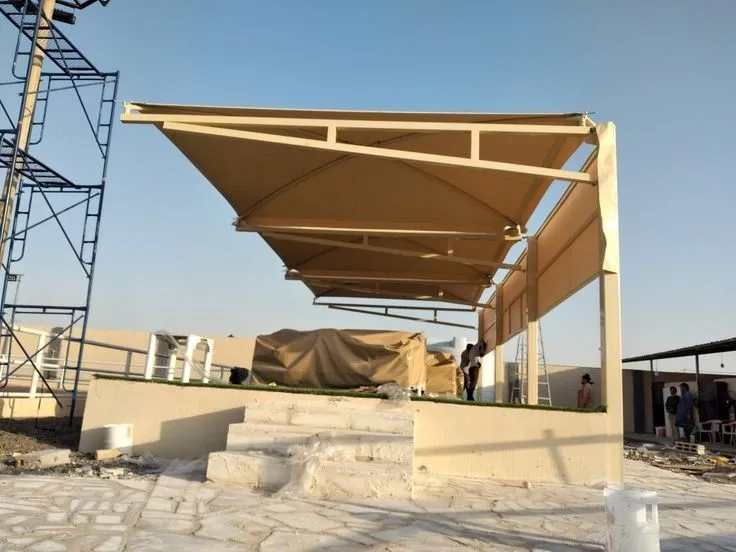 مظلات قماش تركيب لسيارات انواع اقمشة السيارات الرياض