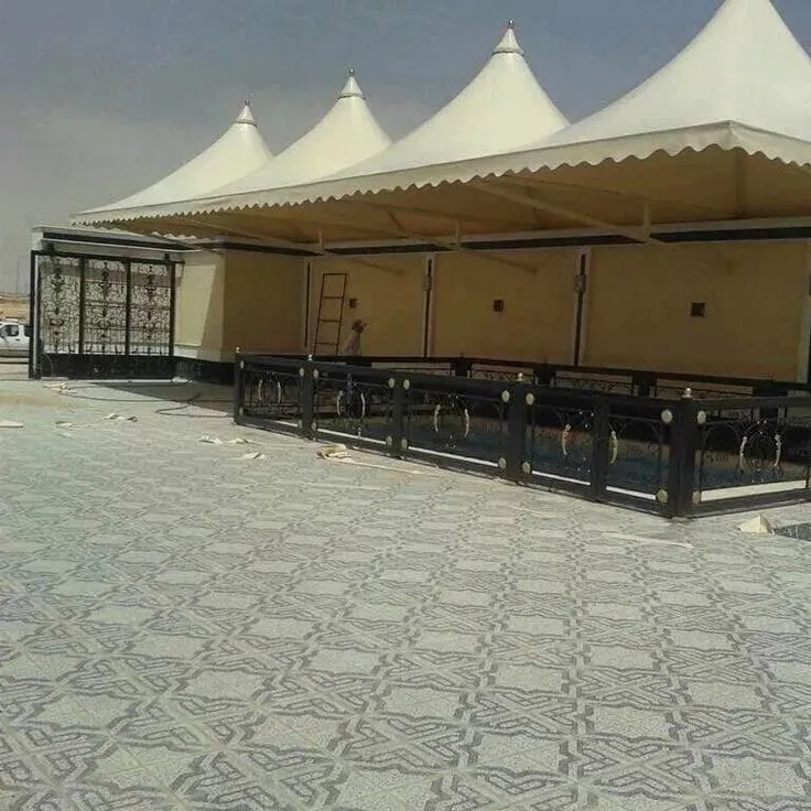 حداد تركيب مظلات هرمية باقل سعر الرياض