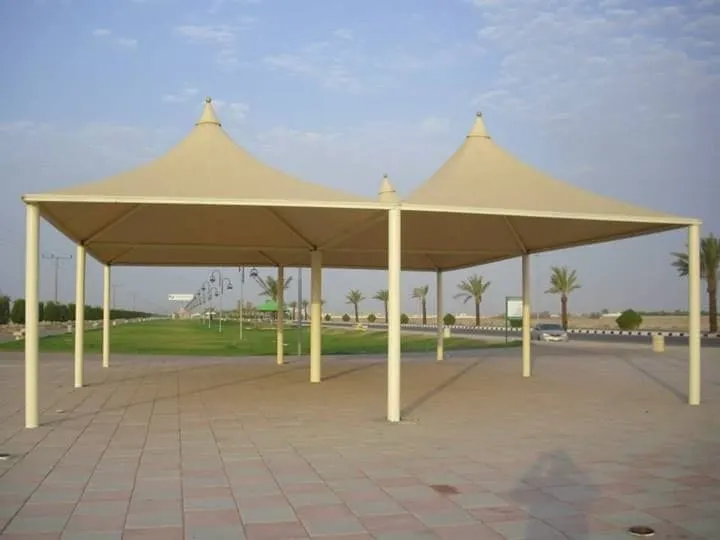 حداد تركيب مظلات هرمية باقل سعر الرياض