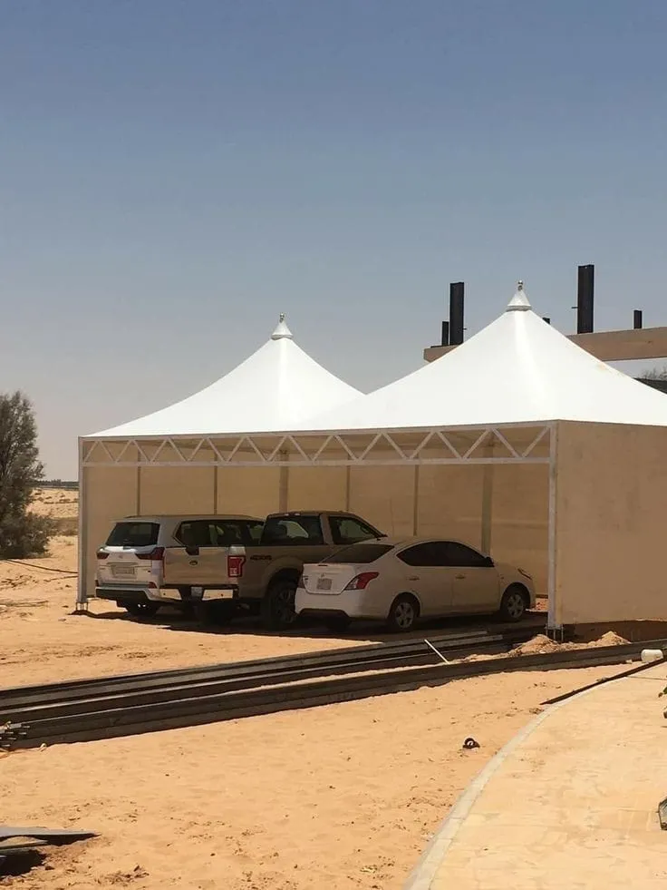 حداد تركيب مظلات هرمية باقل سعر الرياض