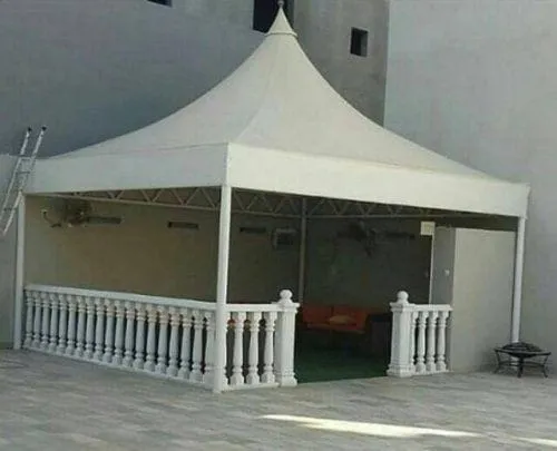 حداد تركيب مظلات هرمية باقل سعر الرياض